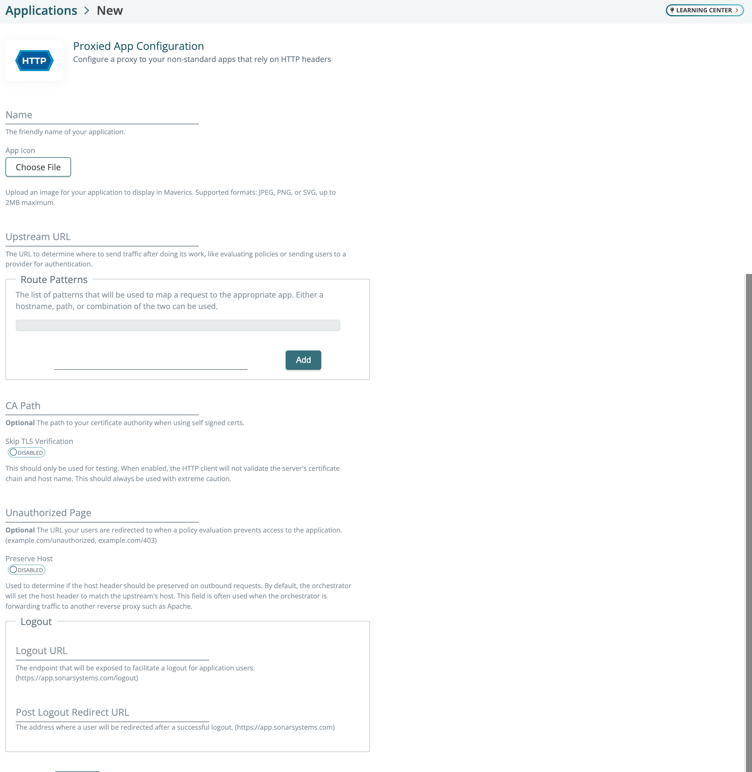 Proxied App