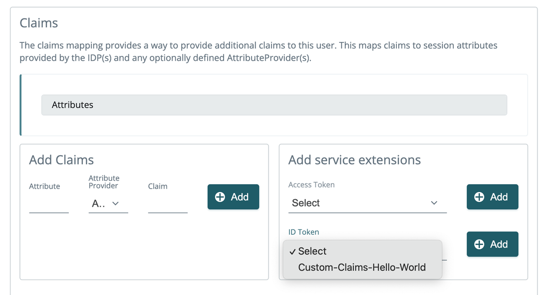 Service extension